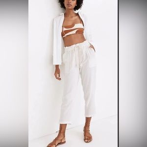 Madewell Lightestspun Beach Cover-Up Ivory Pants S